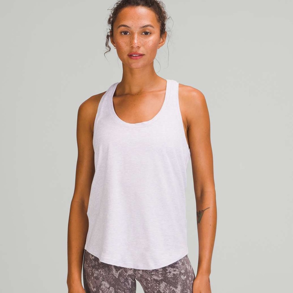 Lululemon Love Tank Top Heathered Lavender Dew Size 10